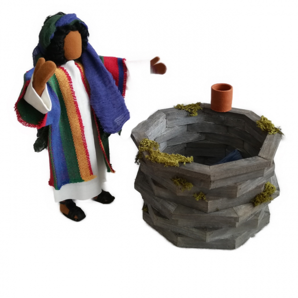 Joseph, der von seinen Brüdern in den Brunnen geworfen wird